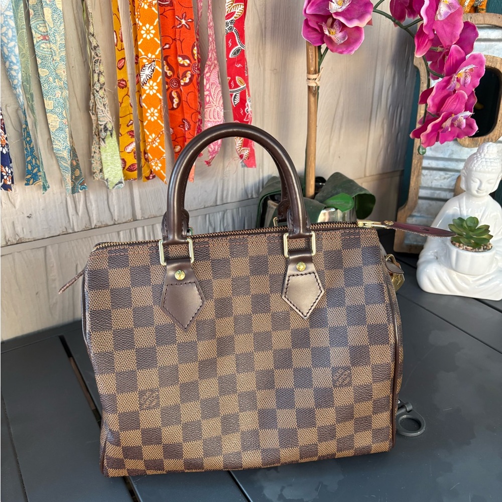 Louis Vuitton Speedy 25 Damier Ebene (Authentic)